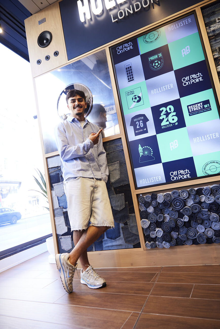 Gunay Ahmet at Hollister, Regent Street
